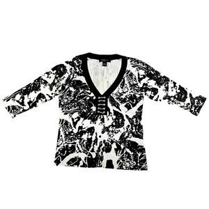 August Silk 3/4 Sleeve Lightweight Sweater – Size Medium – EUC